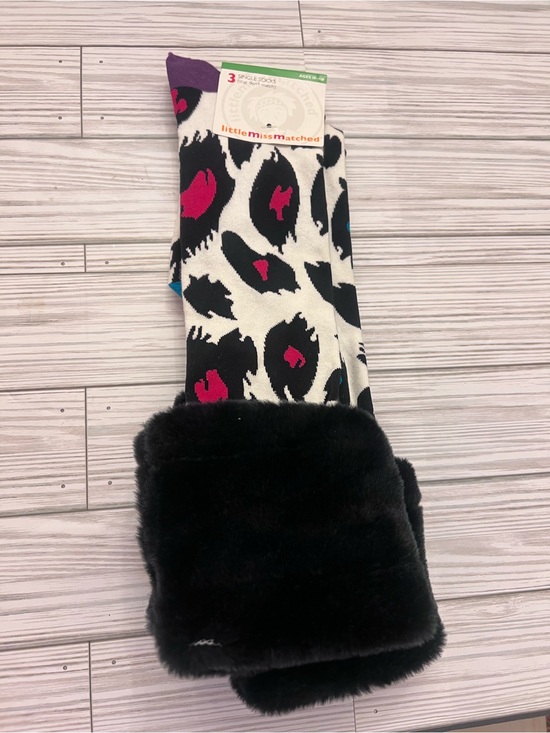Little Miss Gypsy Other - Little Miss Matched Leopard Print Fuzzy Socks
